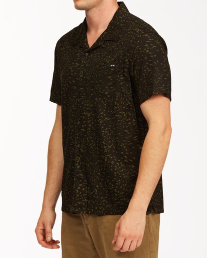 1 Sundays Vacay Short Sleeve Shirt Black ABYWT00122 Billabong