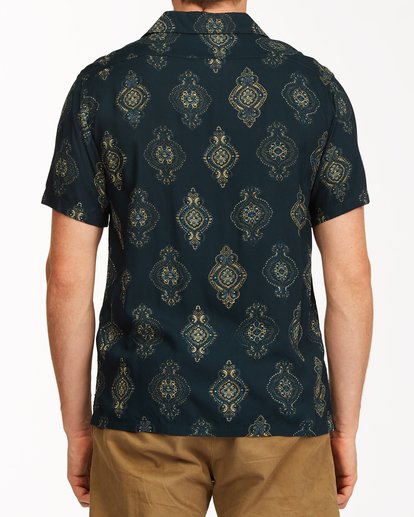 2 Sundays Vacay Short Sleeve Shirt Blue ABYWT00122 Billabong