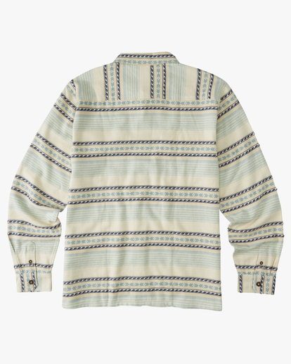 6 Offshore Jacquard Flannel Shirt White ABYWT00135 Billabong