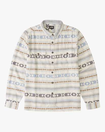 4 Offshore Jacquard Flannel Shirt Beige ABYWT00135 Billabong