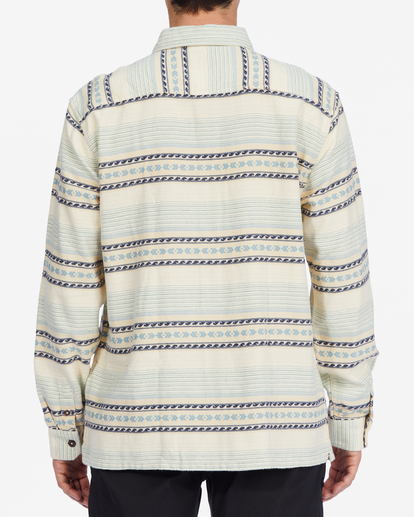3 Offshore Jacquard Flannel Shirt White ABYWT00135 Billabong