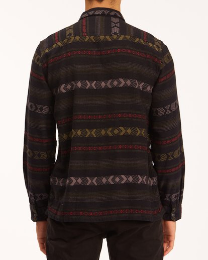 2 Offshore Jacquard Flannel Shirt Black ABYWT00135 Billabong