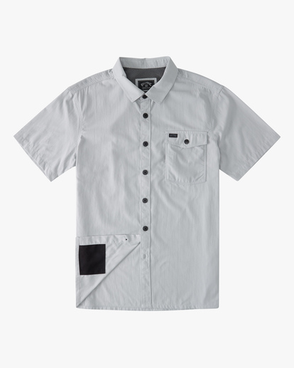 5 A/Div Surftrek Tech UPF 50+ Short Sleeve Shirt Grey ABYWT00157 Billabong
