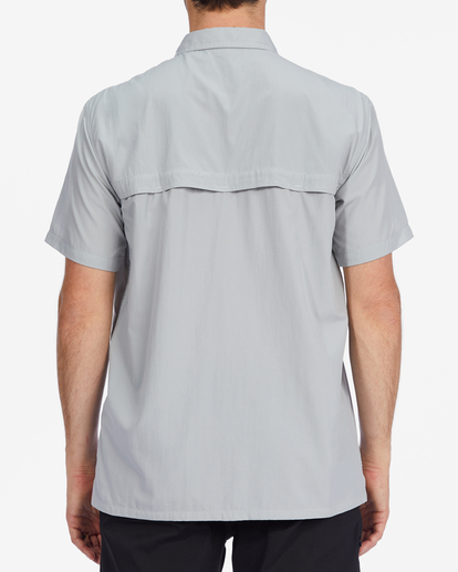 2 A/Div Surftrek Tech UPF 50+ Short Sleeve Shirt Grey ABYWT00157 Billabong
