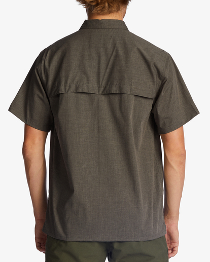 2 A/Div Surftrek Tech UPF 50+ Short Sleeve Shirt Grey ABYWT00157 Billabong