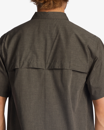 3 A/Div Surftrek Tech UPF 50+ Short Sleeve Shirt Grey ABYWT00157 Billabong