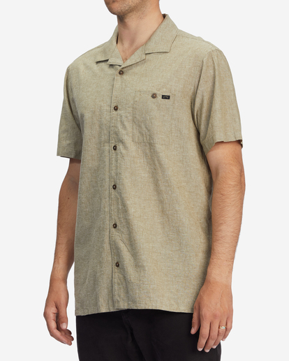 2 Vacay All Day Short Sleeve Shirt Green ABYWT00160 Billabong