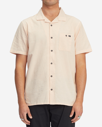 1 Vacay All Day Short Sleeve Shirt Blue ABYWT00160 Billabong