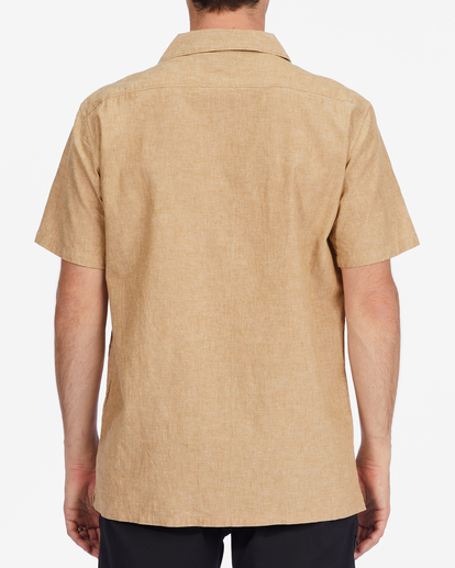 2 Vacay All Day Short Sleeve Shirt Brown ABYWT00160 Billabong