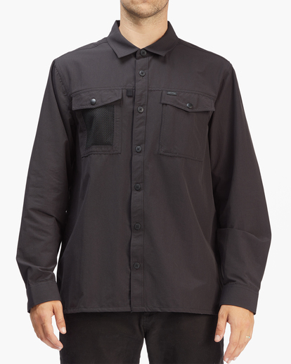 0 A/Div Otis Surftrek UPF 50+ Long Sleeve Shirt Black ABYWT00163 Billabong