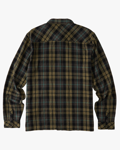 3 A/Div Westport Organic Flannel Shirt Green ABYWT00188 Billabong