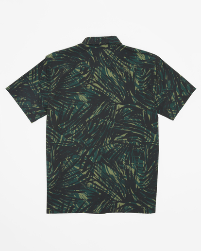 4 A/Div Surftrek Perf Short Sleeve Shirt Green ABYWT00195 Billabong