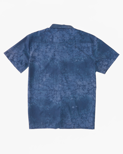 4 A/Div Surftrek Perf Short Sleeve Shirt Blue ABYWT00195 Billabong