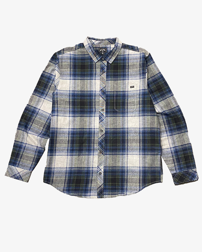 5 Coastline Flannel Shirt Grey ABYWT00198 Billabong