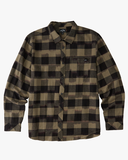 0 Coastline Flannel Shirt Black ABYWT00198 Billabong