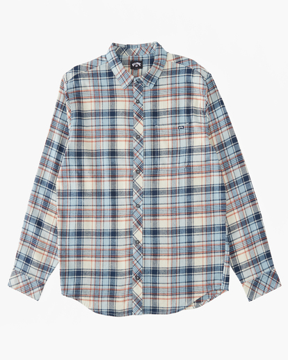 7 Coastline Flannel Shirt White ABYWT00198 Billabong