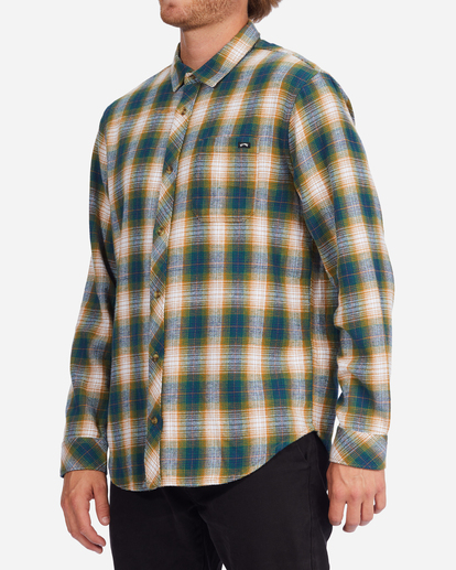 1 Coastline Flannel Shirt Blue ABYWT00198 Billabong