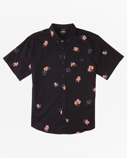 0 Sundays Mini Short Sleeve Shirt Black ABYWT00203 Billabong