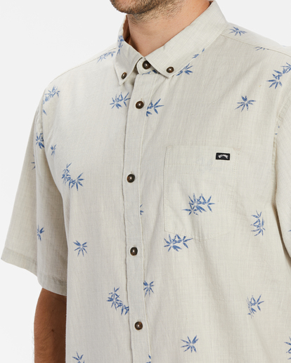 3 Sundays Mini Short Sleeve Shirt White ABYWT00203 Billabong