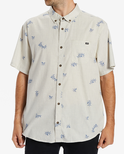 0 Sundays Mini Short Sleeve Shirt White ABYWT00203 Billabong