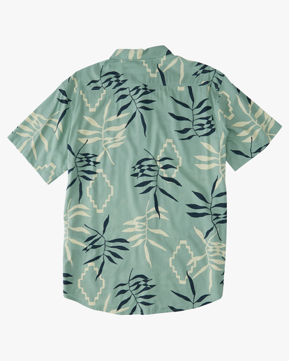 6 Sundays Floral Short Sleeve Shirt Green ABYWT00204 Billabong