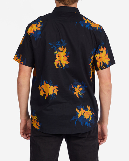 3 Sundays Floral Short Sleeve Shirt Black ABYWT00204 Billabong