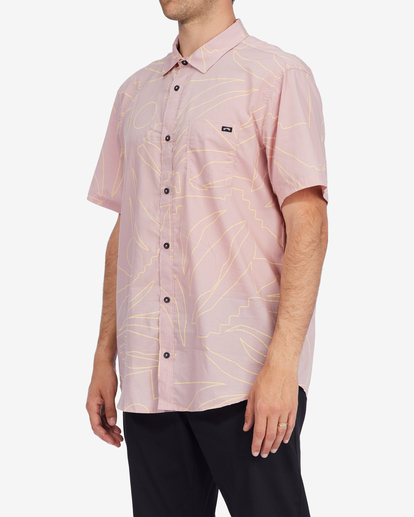 3 Sundays Floral Short Sleeve Shirt Pink ABYWT00204 Billabong