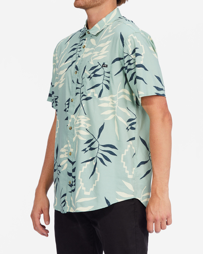 1 Sundays Floral Short Sleeve Shirt Green ABYWT00204 Billabong