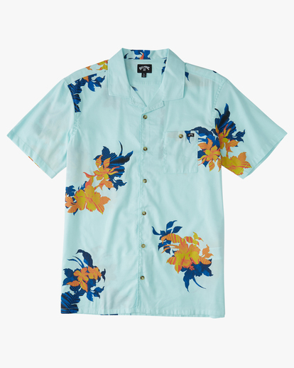 5 Sundays Vacay Short Sleeve Shirt Green ABYWT00205 Billabong