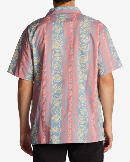 3 Sundays Vacay - Short Sleeve Shirt for Men Red ABYWT00205 Billabong