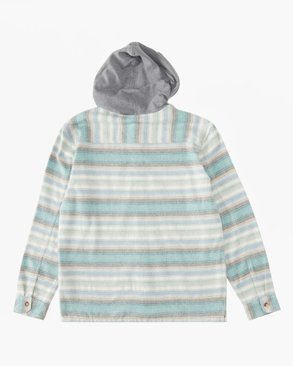 5 Baja Hooded Flannel Shirt White ABYWT00210 Billabong