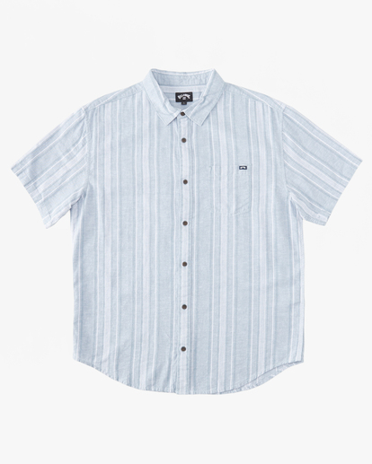4 Daily Hemp Short Sleeve Shirt Blue ABYWT00225 Billabong
