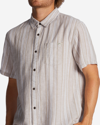 3 Daily Hemp Short Sleeve Shirt Beige ABYWT00225 Billabong