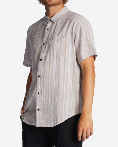 1 Daily Hemp Short Sleeve Shirt Beige ABYWT00225 Billabong