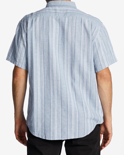 2 Daily Hemp Short Sleeve Shirt Blue ABYWT00225 Billabong