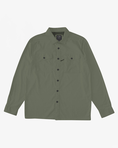 5 Surftrek Tech Long Sleeve Shirt Green ABYWT00228 Billabong