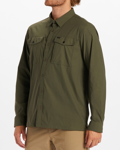 1 Surftrek Tech Long Sleeve Shirt Green ABYWT00228 Billabong