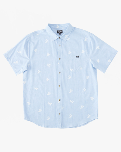 4 Sundays Mini Short Sleeve Shirt Blue ABYWT00232 Billabong