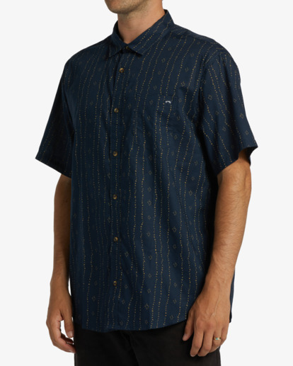 1 Sundays Mini Short Sleeve Shirt Blue ABYWT00232 Billabong