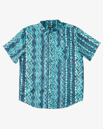 6 Sundays Short Sleeve Shirt Blue ABYWT00234 Billabong
