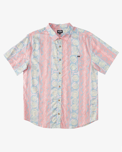 4 Sundays Short Sleeve Shirt Red ABYWT00234 Billabong