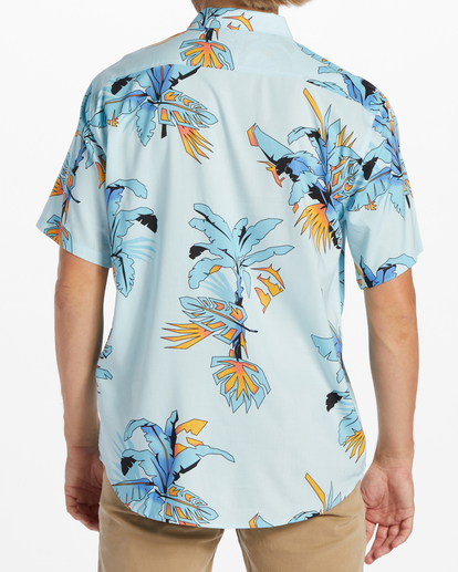 2 Sundays Short Sleeve Shirt Blue ABYWT00234 Billabong
