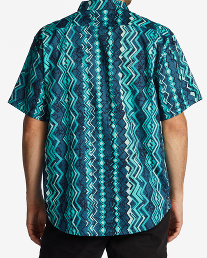 2 Sundays Short Sleeve Shirt Blue ABYWT00234 Billabong