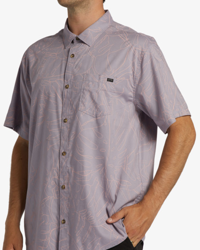 3 Sundays Short Sleeve Shirt Grey ABYWT00234 Billabong