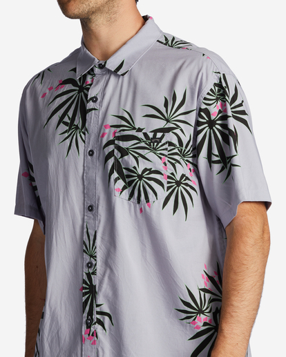3 Sundays Short Sleeve Shirt Purple ABYWT00234 Billabong