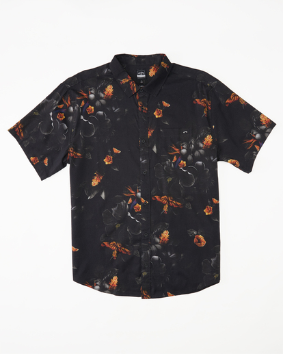 4 Kamea Sundays Short Sleeve Shirt Black ABYWT00236 Billabong