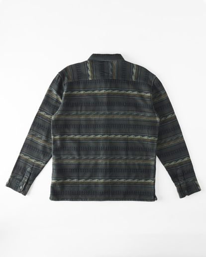 6 Offshore Jacquard Flannel - Langärmliges Hemd für Männer Grün ABYWT00249 Billabong