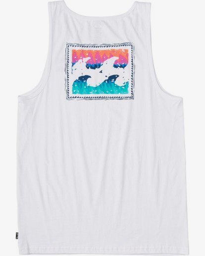 Crayon Wave Tank Top