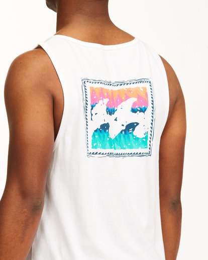 Crayon Wave Tank Top