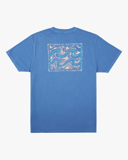 5 Crayon Wave Washed Short Sleeve T-Shirt Blue ABYZT00397 Billabong